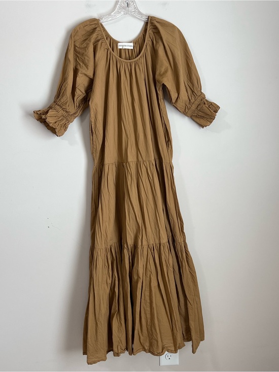 Daughters of India Dresses & Skirts - Daughters of India Maxi Desert Tan Boho Flowy Size Small